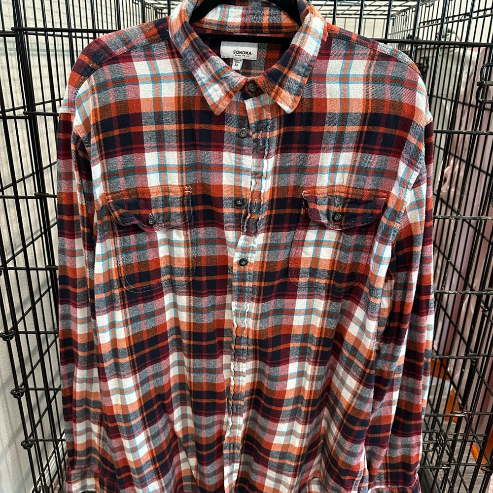 Men’s flannel shirt by Sonoma